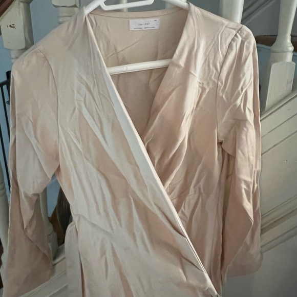 Oak + Fort Wrap Dress - Sz. M - Picture 2 of 3